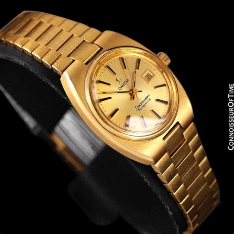 vintage omega 18k gold ladies watch|old omega ladies gold watches.